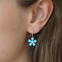 Fiore Earrings - Turquoise