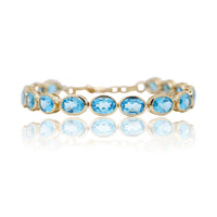 Swiss Blue Topaz Bracelet