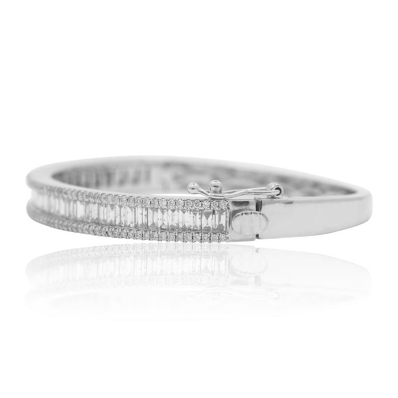 Baguette Bangle - Thick