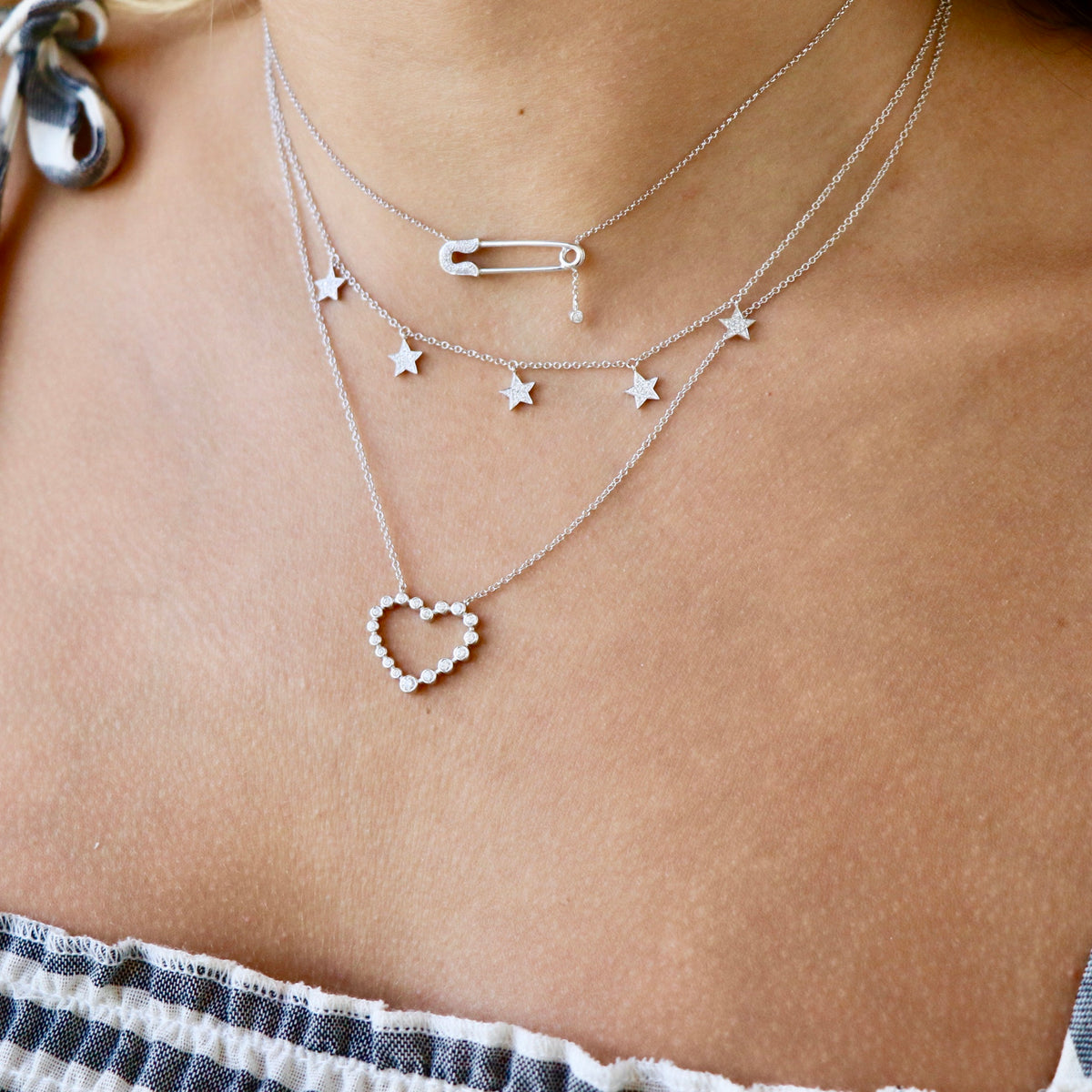 Safety Pin Necklace