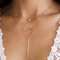 Safety Pin Necklace