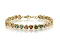 Unicorn Heart Bracelet - with Chain