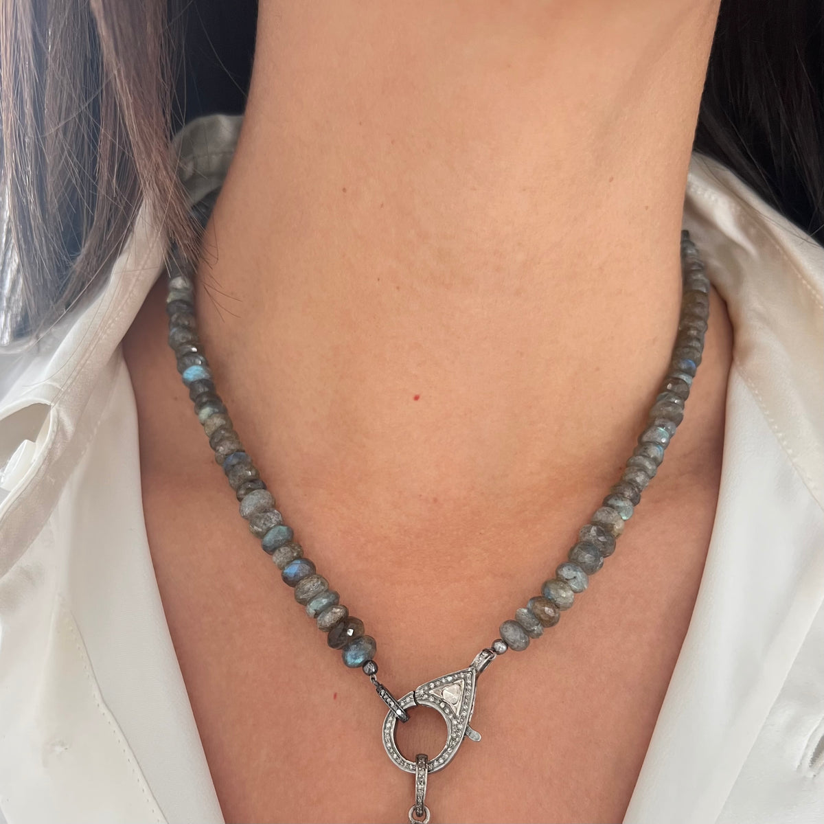 Labradorite Beaded Necklace
