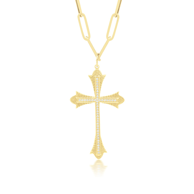 Gold Cross Pendant