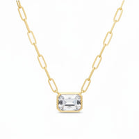 White Topaz Necklace