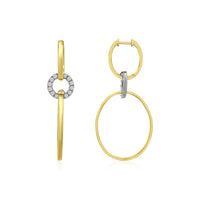 Gold Linked Earrings