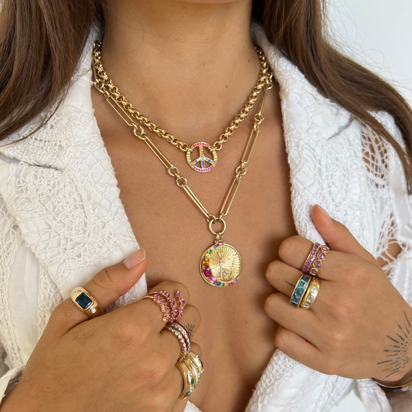 Thick Mixed Link Chain