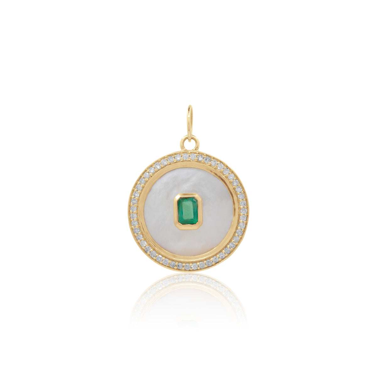 Emerald Snow Pendant