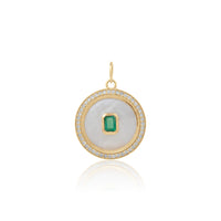 Emerald Snow Pendant