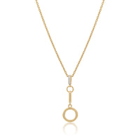 The Open Ring Drop Necklace