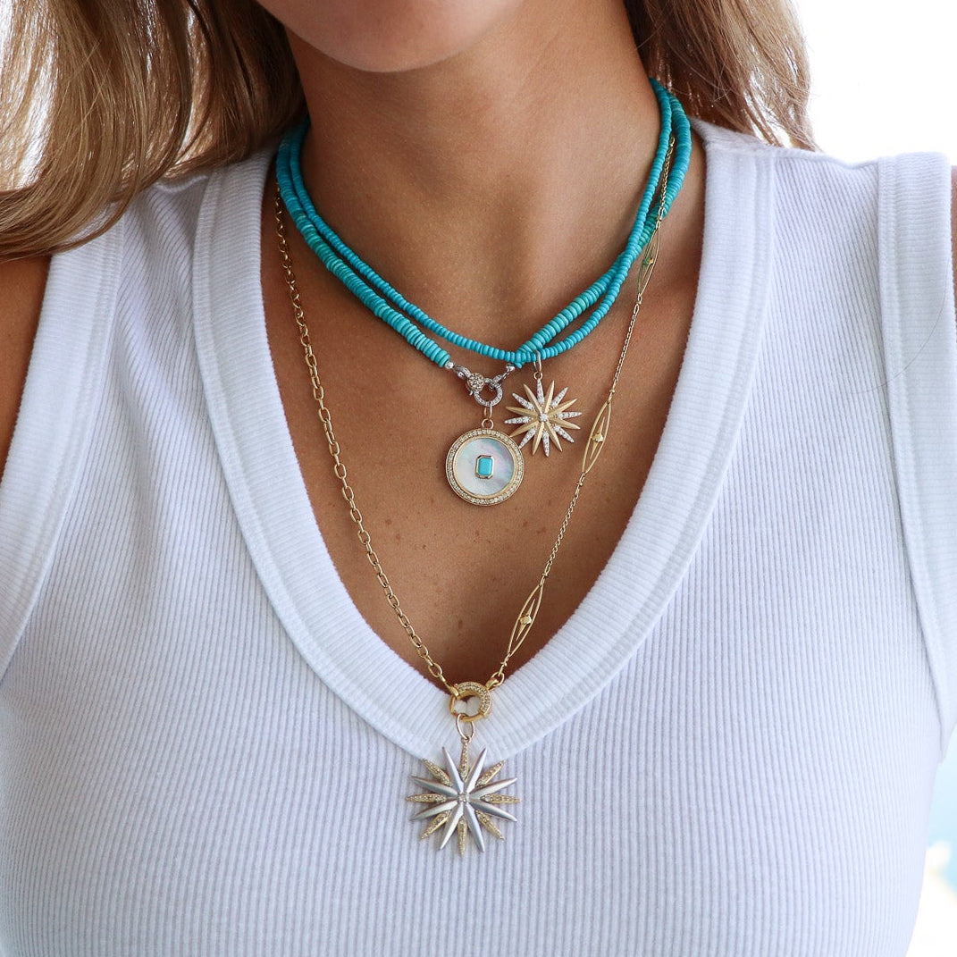 23'' Filigree Link 18kt Necklace