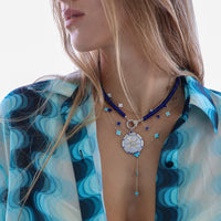 Paris at Dawn Lapis Necklace