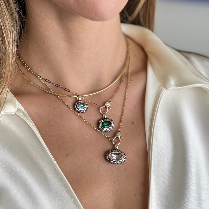 Miami Blue Auquamire Pendant