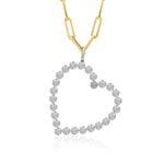 Diamond Bubble Heart Pendant