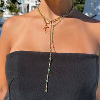 King Emerald Lariat
