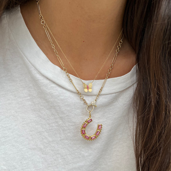 Pink Tourmaline Talisman Pendant