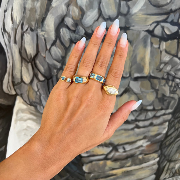 Blue Topaz Ring