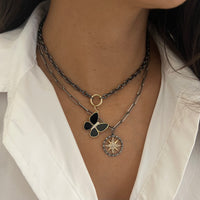Two-Tone Rolo Necklace