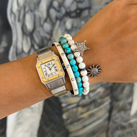 Sterling White Enamel Bracelet