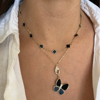 Black Onyx Goddess Butterfly