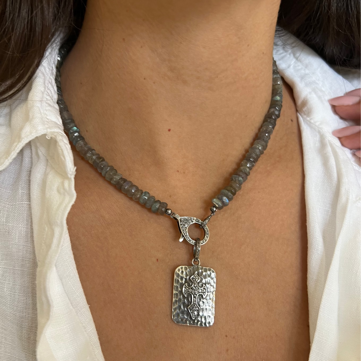 Vintge Sterling Cross Pendant