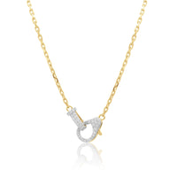 Big Diamond Clasp Necklace