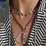 Diamond Bubble Heart Pendant