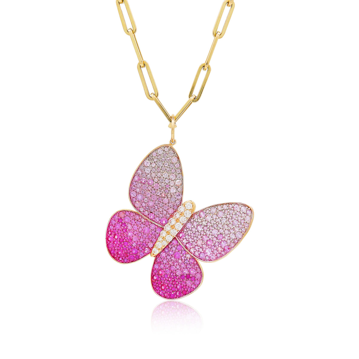 Goddess Butterfly - Ombré Pink