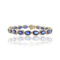 Sapphire Bezel Set Bracelet