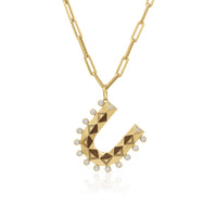 Horse Shoe Charm on Rolo Chain
