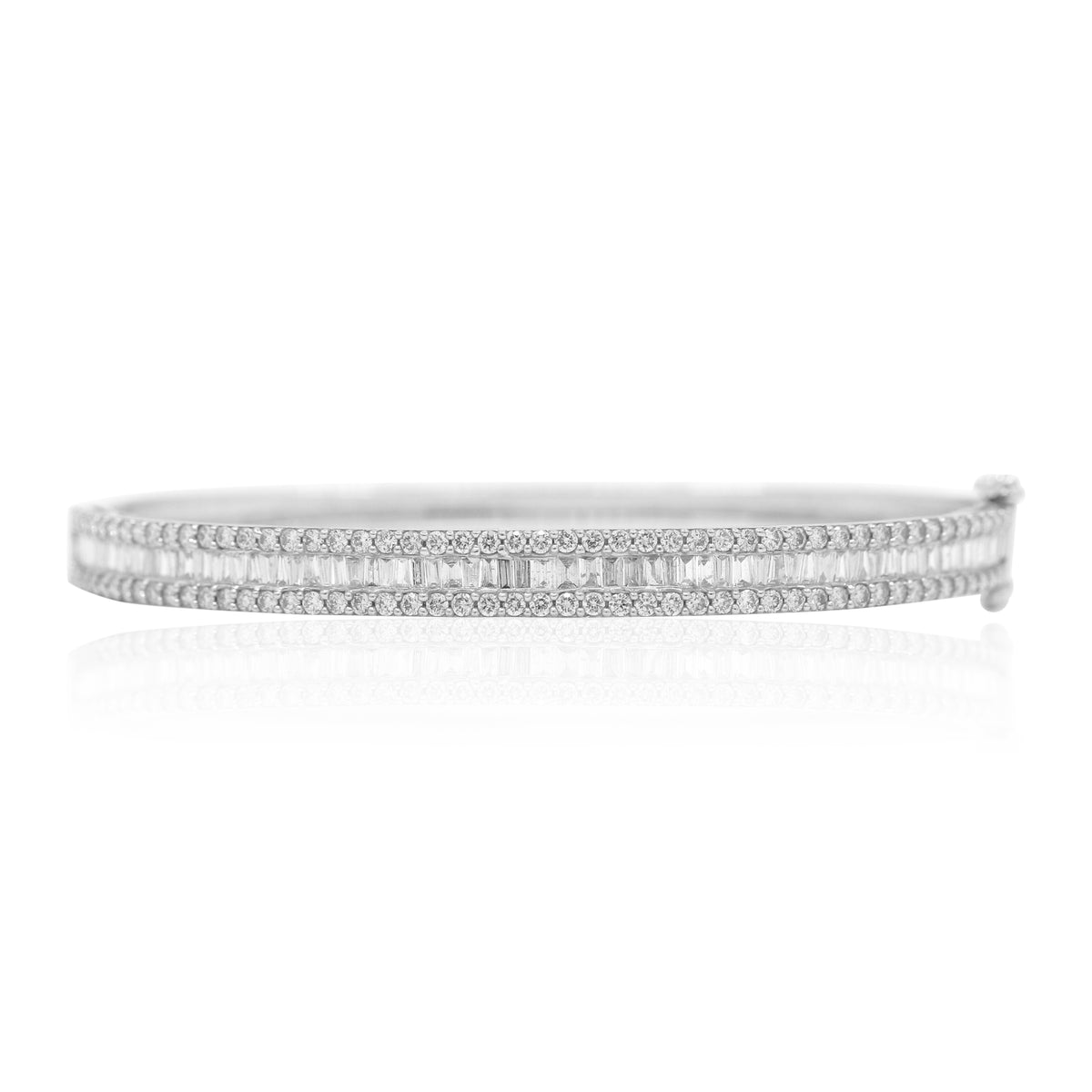 Baguette Bangle - Thin