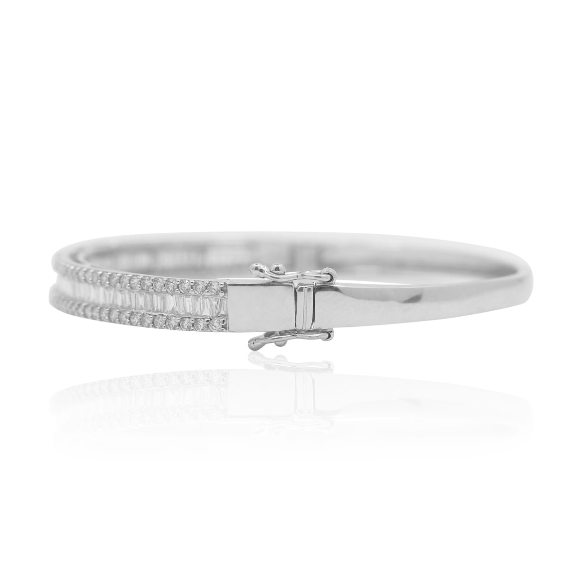 Baguette Bangle - Thin