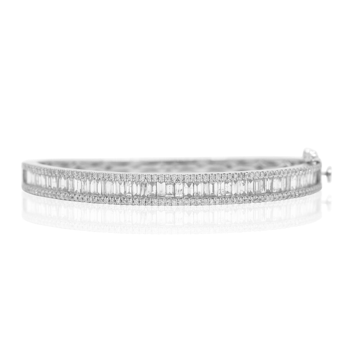 Baguette Bangle - Thick