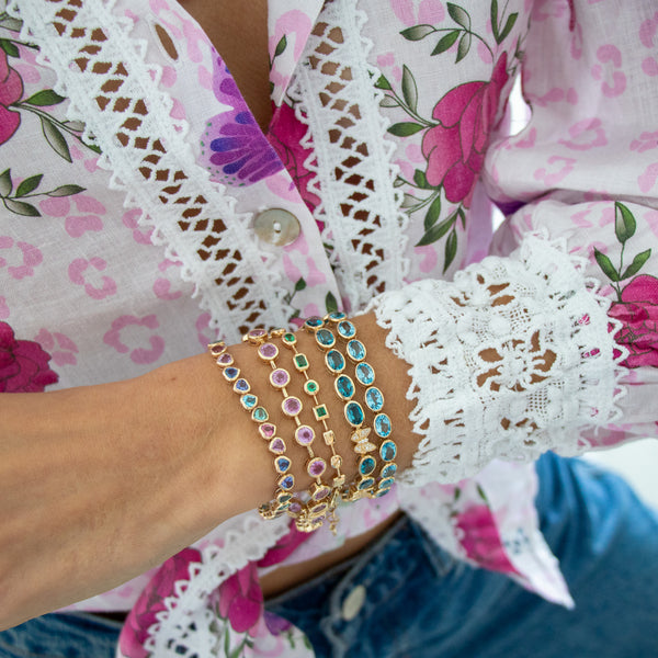Pink Sapphire Bracelet
