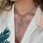 Two-Tone Multi Charm Necklace