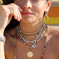 Gold Linked Earrings