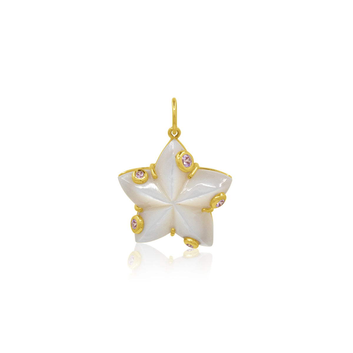Twilight Star Pendant - Pink Sapphire