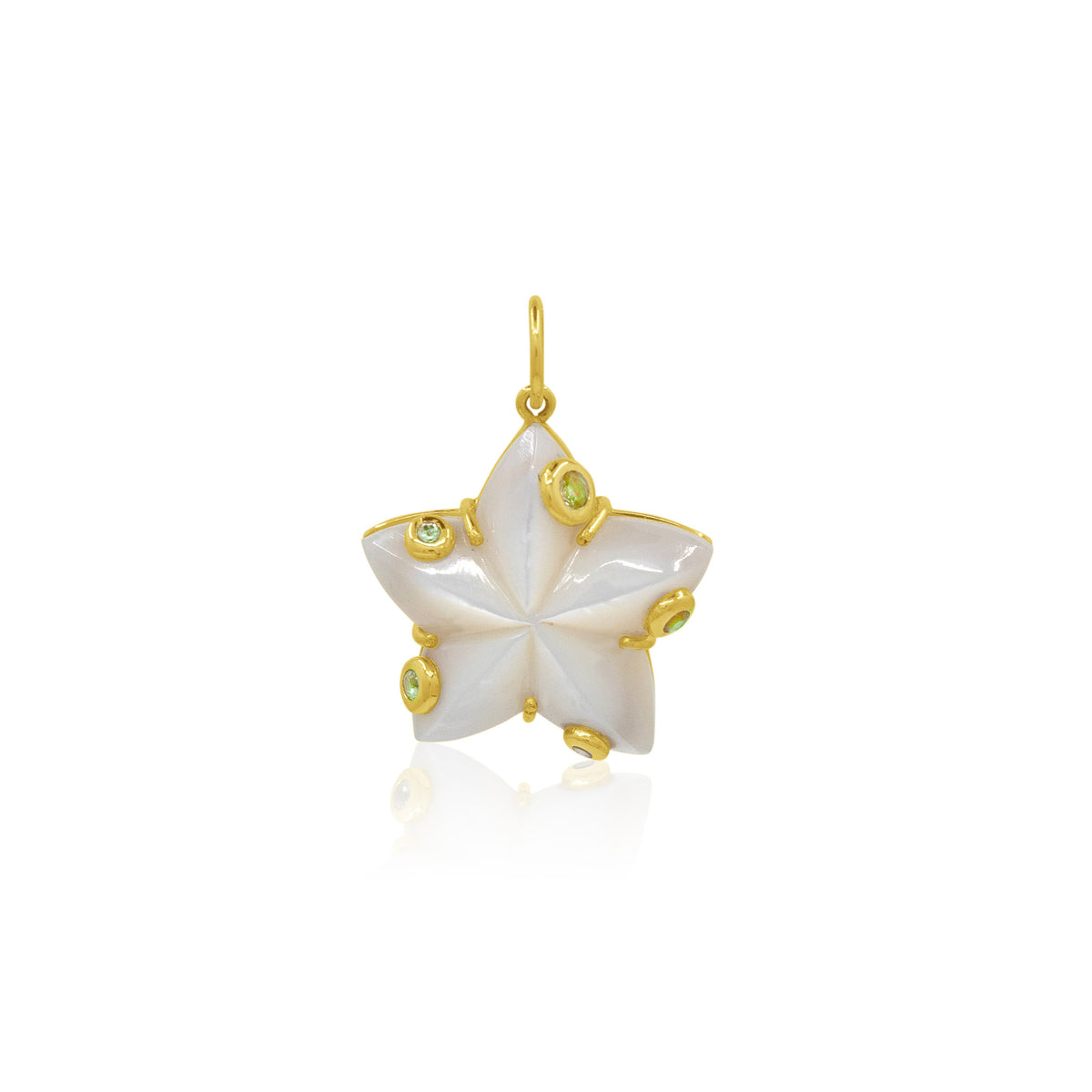 Twilight Star Pendant - Peridot
