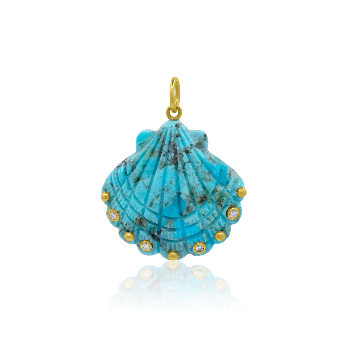 Caribbean Waters Shell Pendant