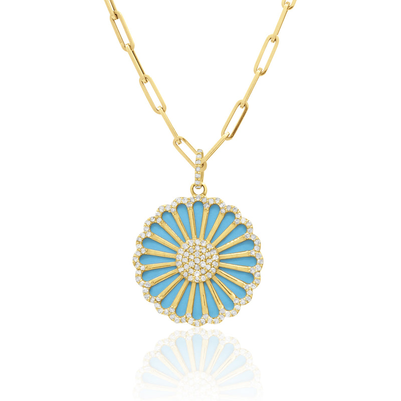 Radiant Azure Pendant