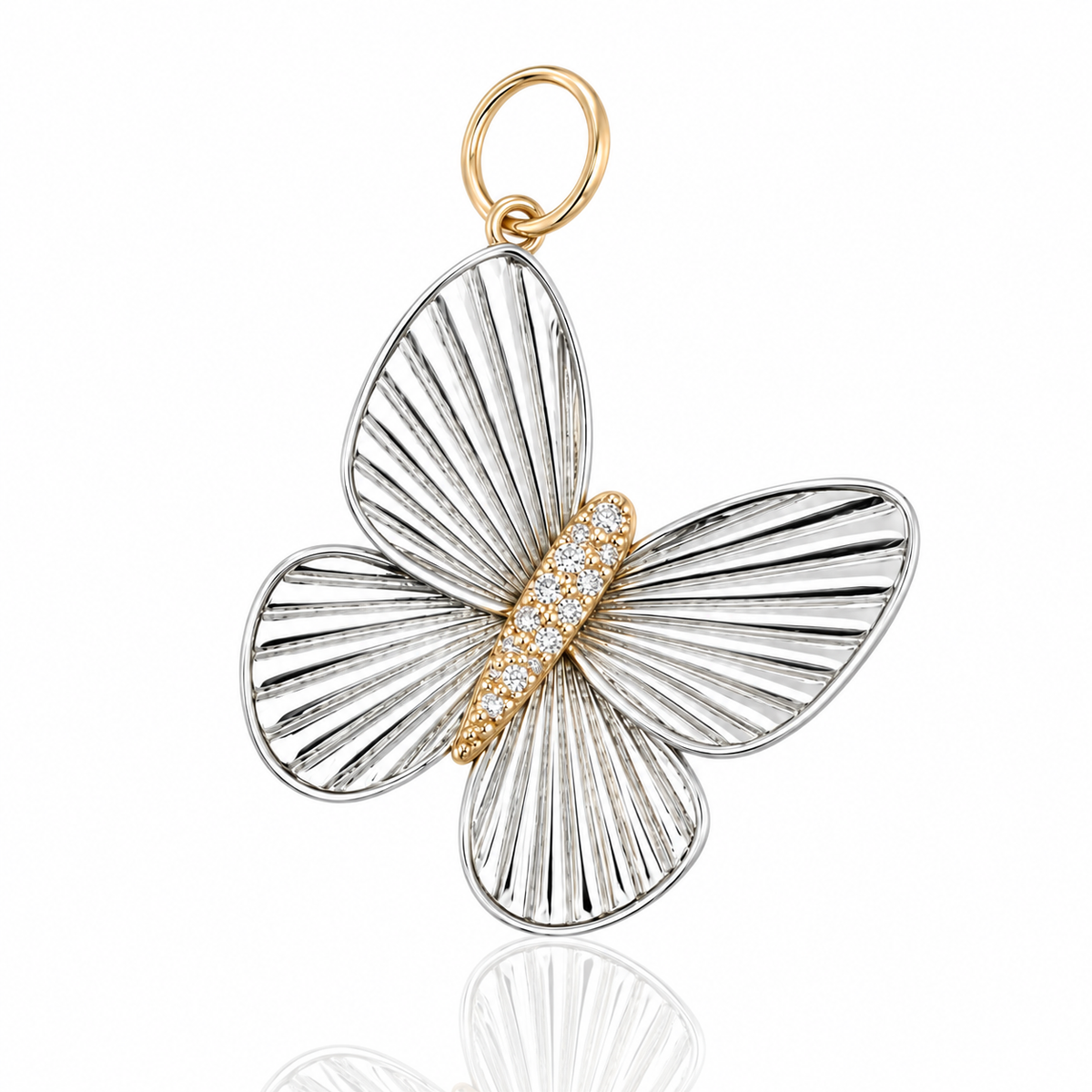 Two-Tone Butterfly Medium