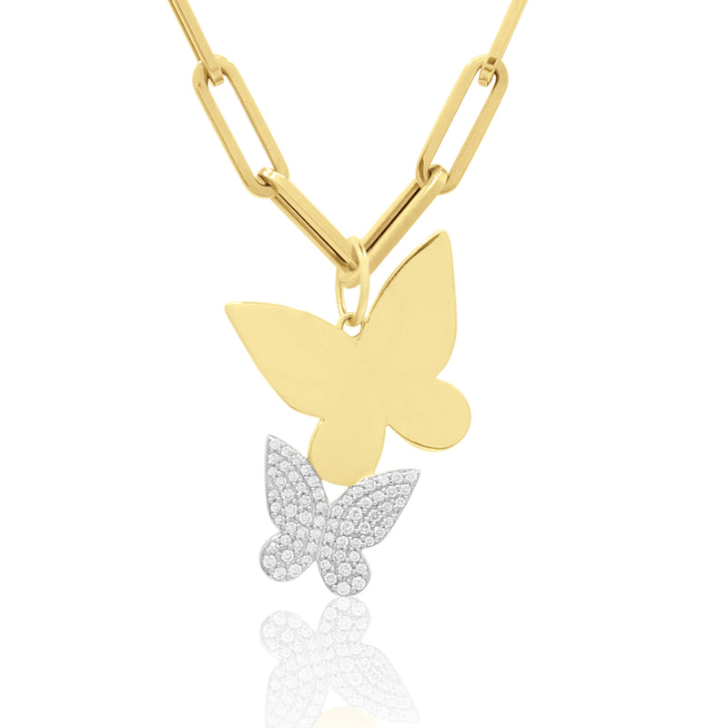 Gold Bubble Heart Pendant - Purchase Your Gold Necklace Today – Hayley Style