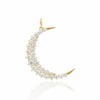Diamond Moon Pendant