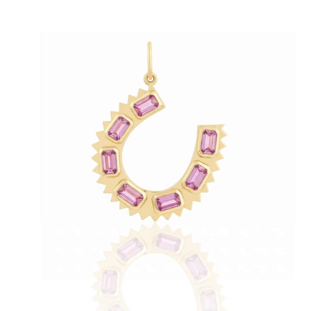 Pink Tourmaline Talisman Pendant