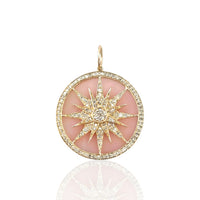 Intuition Sunburst Small - Pink Opal
