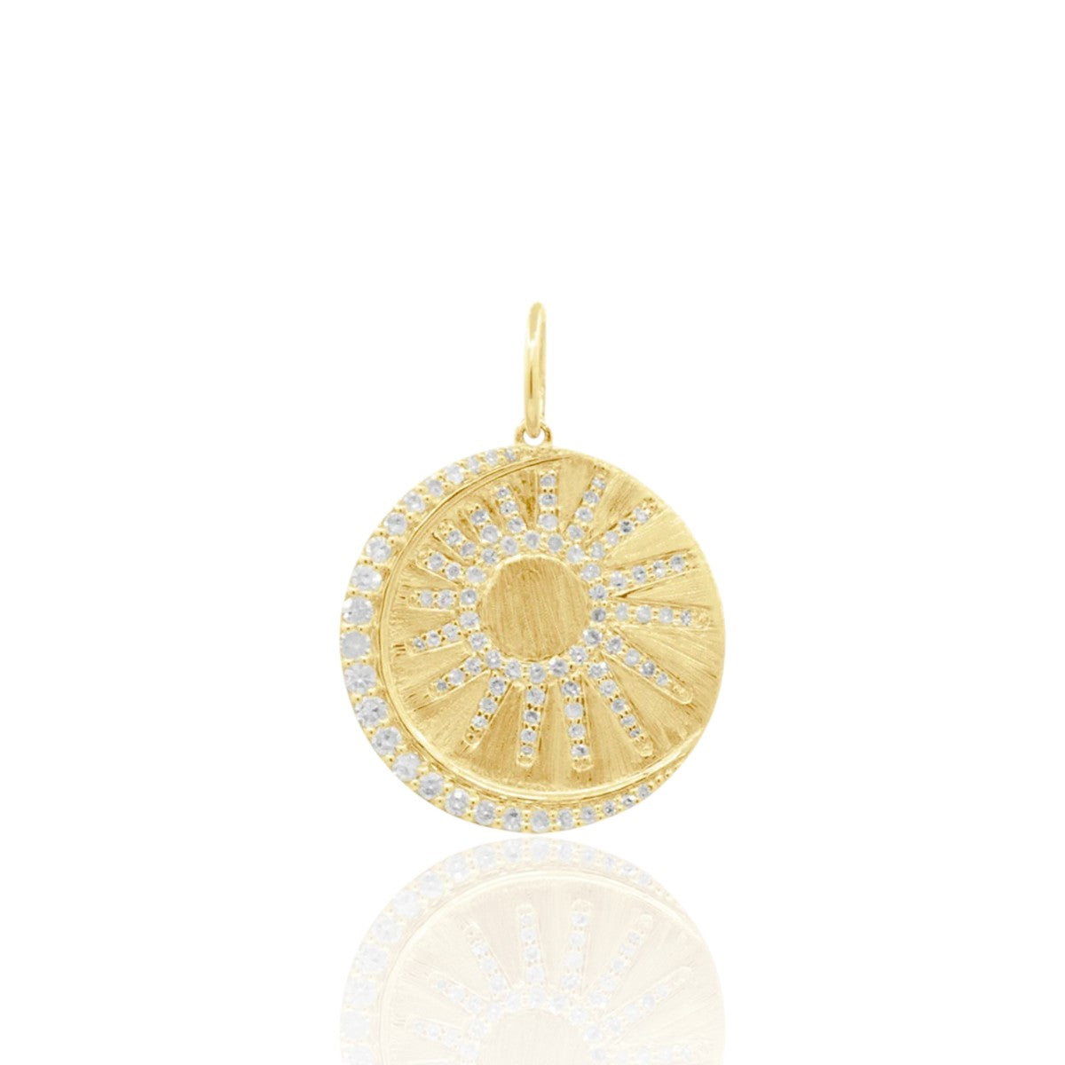 Lune et Soleil Pendant - Gold