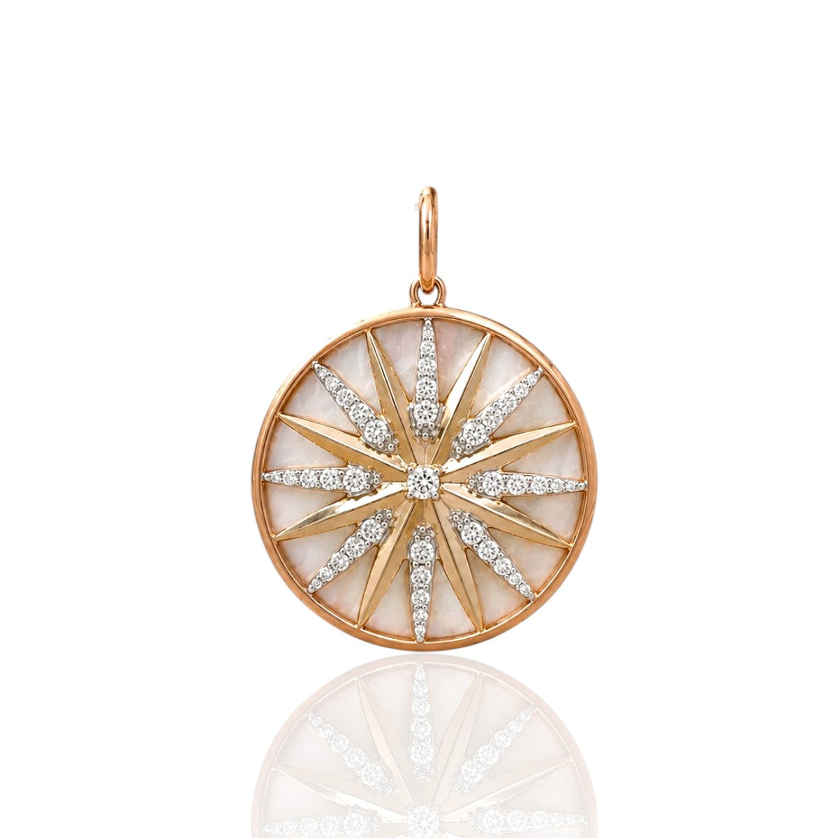 Tri-color Starburst Pendant