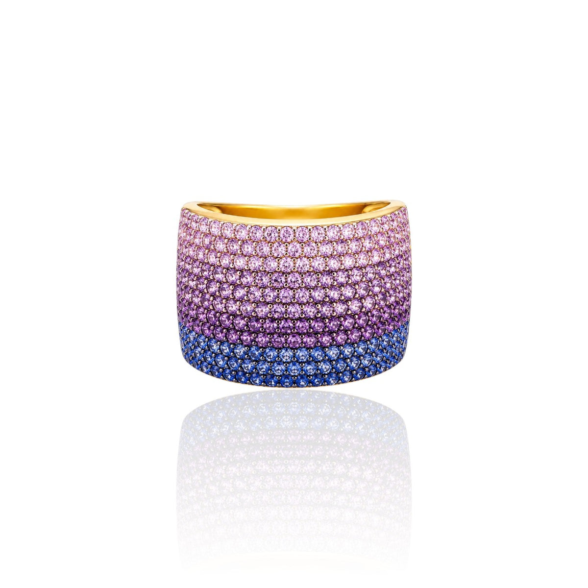 Ombre Sappphire Half Cigar Band