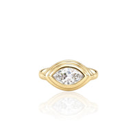 Lab Diamond Eye Ring