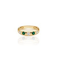 Emerald and Diamond Band